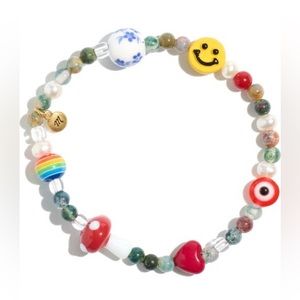 New Madewell Beaded Stretch Bracelet! Fab! Necklace available as well!